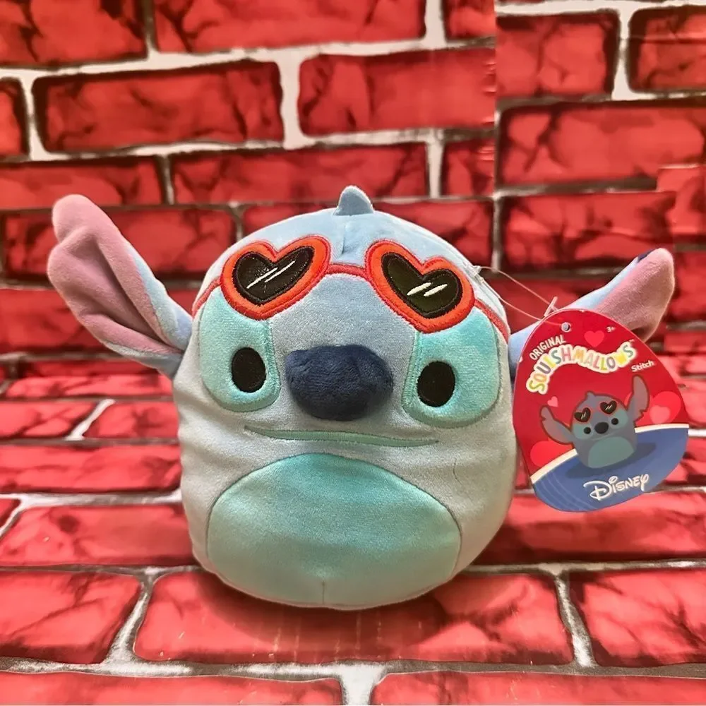 Squishmallows Disney valentine stitch plush toy